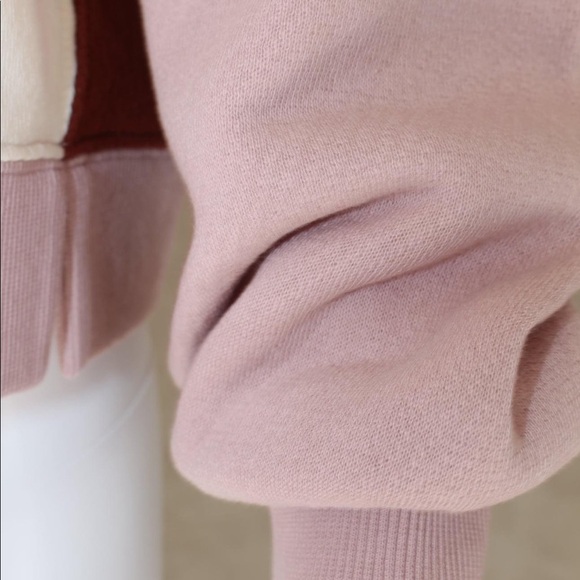 Madewell Women’s Airyterry Hoodie Sweatshirt in Colorblock size Small - Picture 10 of 12